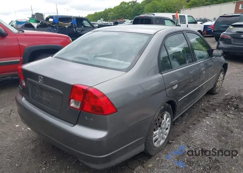 2004 Honda Civic Lx из США, поврежденный, VIN 2HGES16584H552275